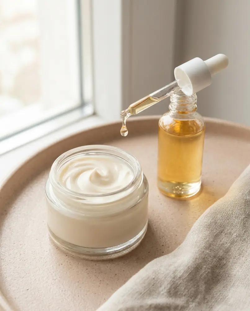 Skincare cream and serum